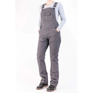 Dovetail Workwear Freshley Overall in Grey Stretch Canvas